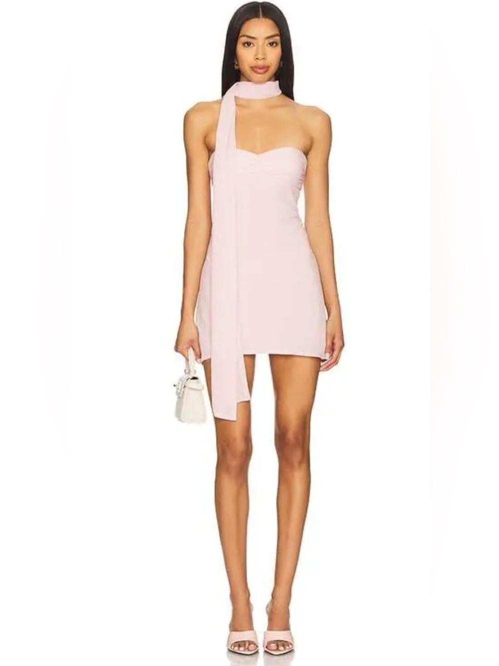 Lovers + Friends Gisele Mini Dress in Blush Pink